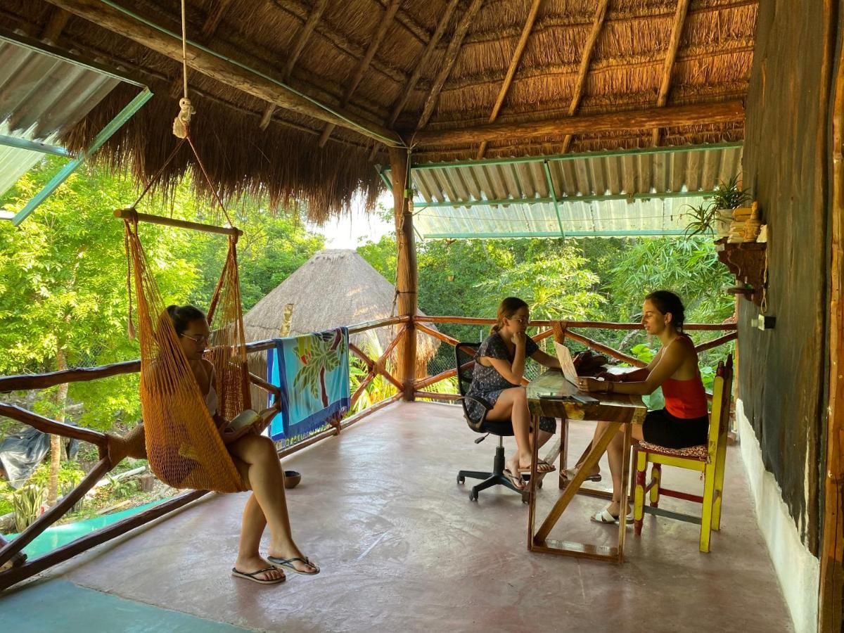 Malinche Cafe In Coba Tulum Cobá Exterior foto